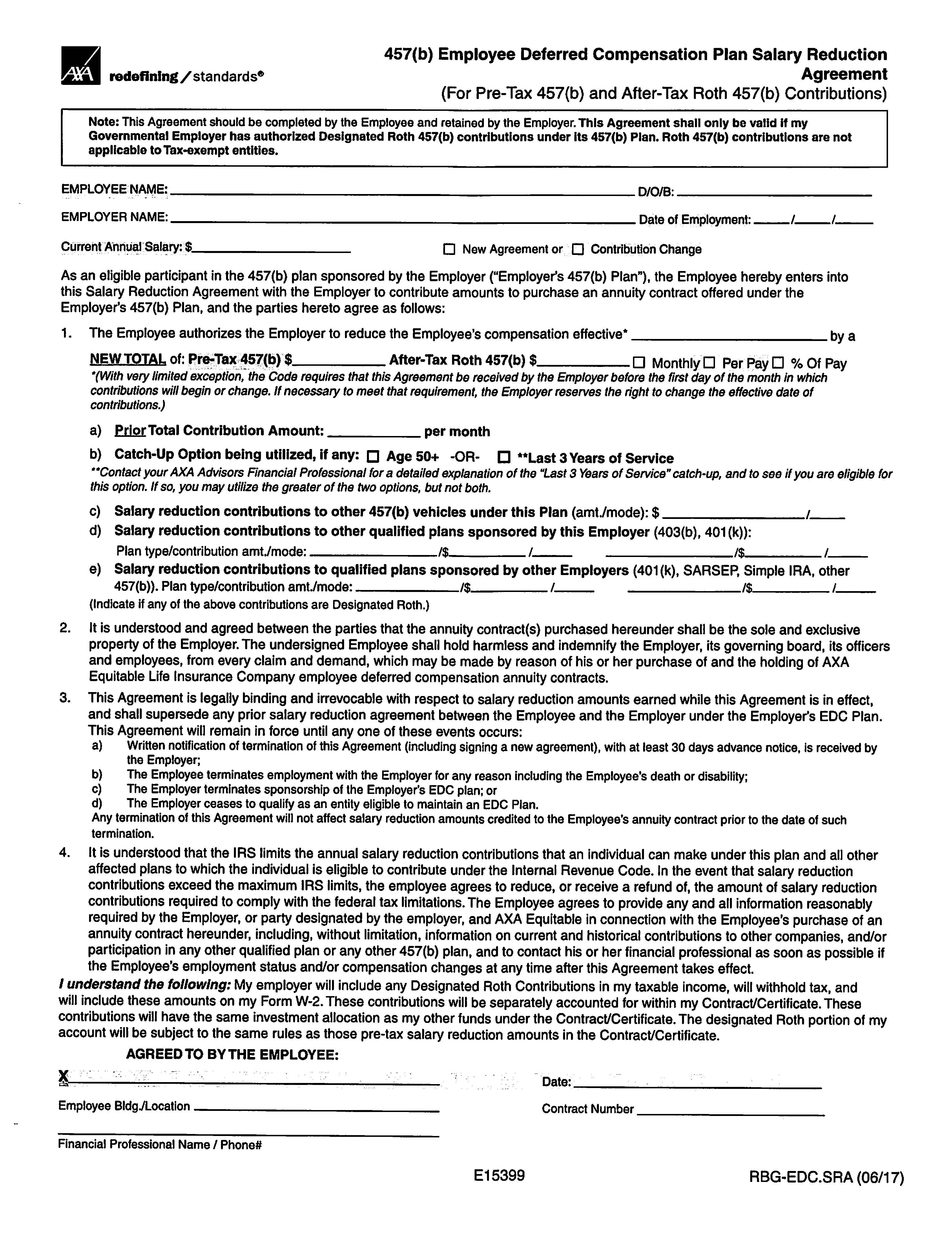 Deferred Compensation Memo for Employees